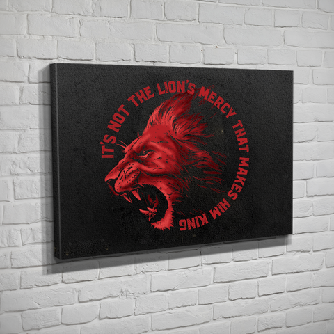 King Of The Jungle - Canvas - Black/Red - Canvas - Pipe Hitters Union