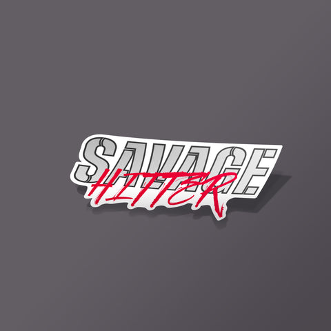 Savage Hitter - Sticker -  - Decals - Pipe Hitters Union