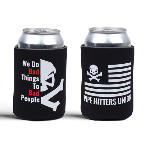 We Do Bad Things To Bad People - Drink Sleeve -  - Drink Sleeve - Pipe Hitters Union