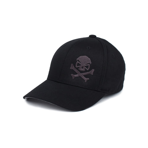 Skull & Cross Bones - Youth - Black/Grey - Hats - Pipe Hitters Union