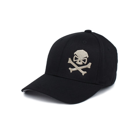 Skull & Cross Bones - Youth - Black/Pewter - Hats - Pipe Hitters Union