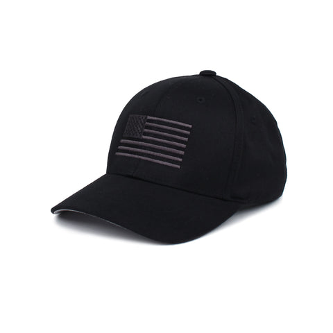 American Flag - Youth - Black/Grey - Hats - Pipe Hitters Union