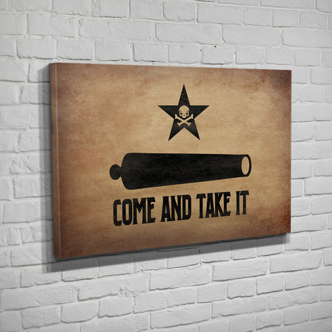 Come and Take It - Canvas - Parchment - Canvas - Pipe Hitters Union
