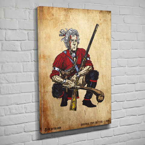 Original Pipe Hitter - Andrew Jackson - Canvas - Parchment - Canvas - Pipe Hitters Union