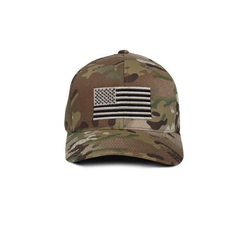 American Flag: Mid-Profile -  - Hats - Pipe Hitters Union