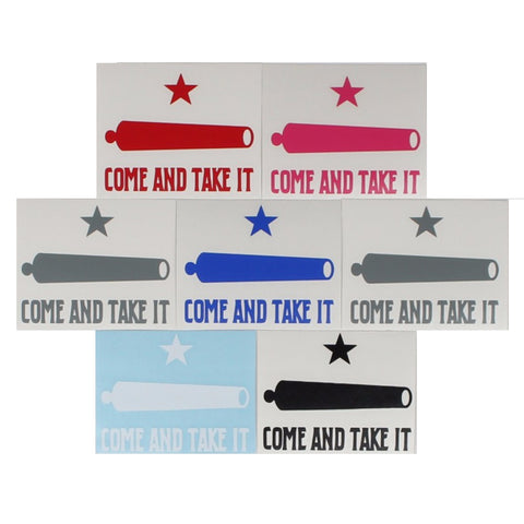 Come And Take It / Cannon - Decal -  - Decals - Pipe Hitters Union