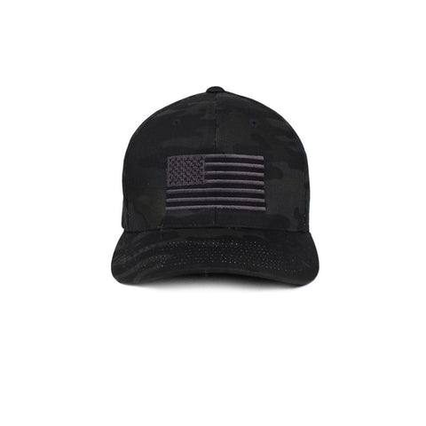 American Flag: Mid-Profile -  - Hats - Pipe Hitters Union