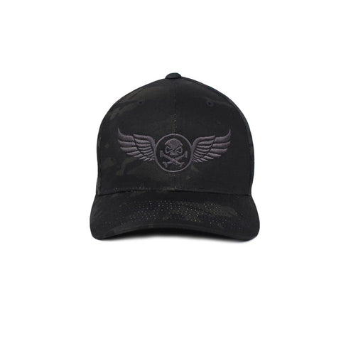 PHU Wings: Mid-Profile - BlackMultiCam/Grey - Hats - Pipe Hitters Union