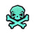 Skull & Bones Patch - Glow in the Dark - Patches - Pipe Hitters Union