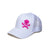 Skull & Bones Trucker - White/Pink - Hats - Pipe Hitters Union