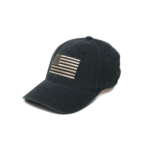 American Flag - Black/Pewter - Hats - Pipe Hitters Union