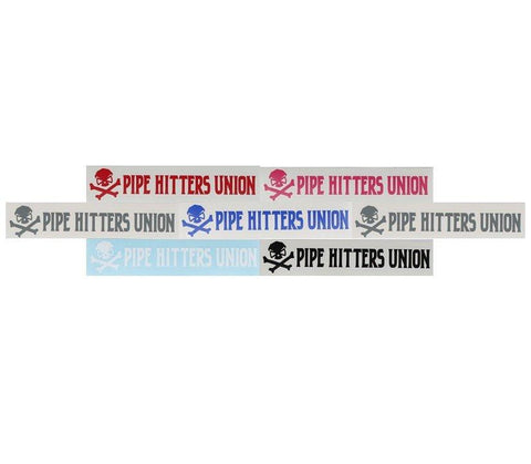 PHU Horizontal Logo - Decal -  - Decals - Pipe Hitters Union