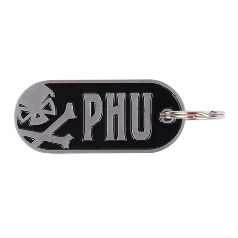 PHU Logo Keychain - Stainless - Challenge Coin - Pipe Hitters Union