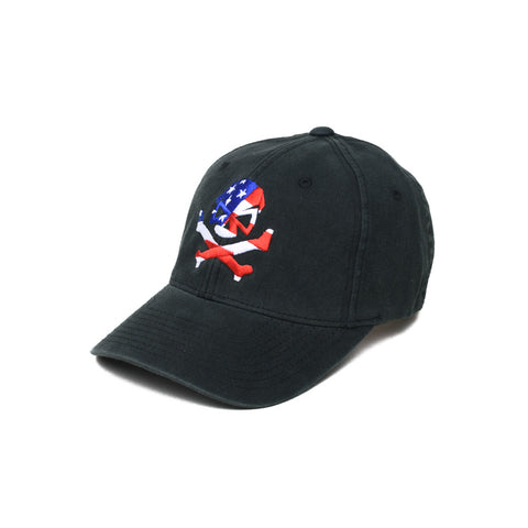 Skull Flag - Black - Hats - Pipe Hitters Union