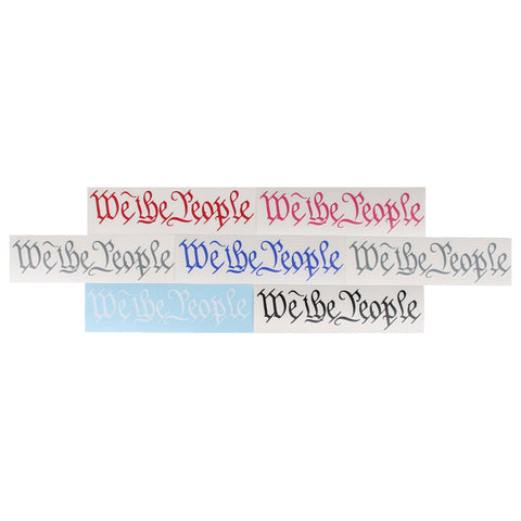 We The People - Decal - Pink - Decals - Pipe Hitters Union