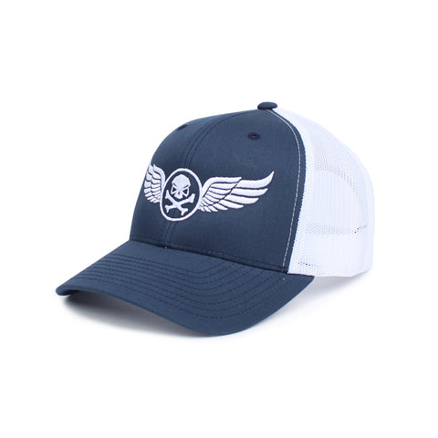 PHU Wings Trucker - Blue/White - Hats - Pipe Hitters Union