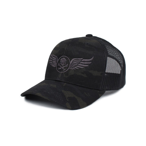 PHU Wings Trucker - BlackMultiCam/Black - Hats - Pipe Hitters Union